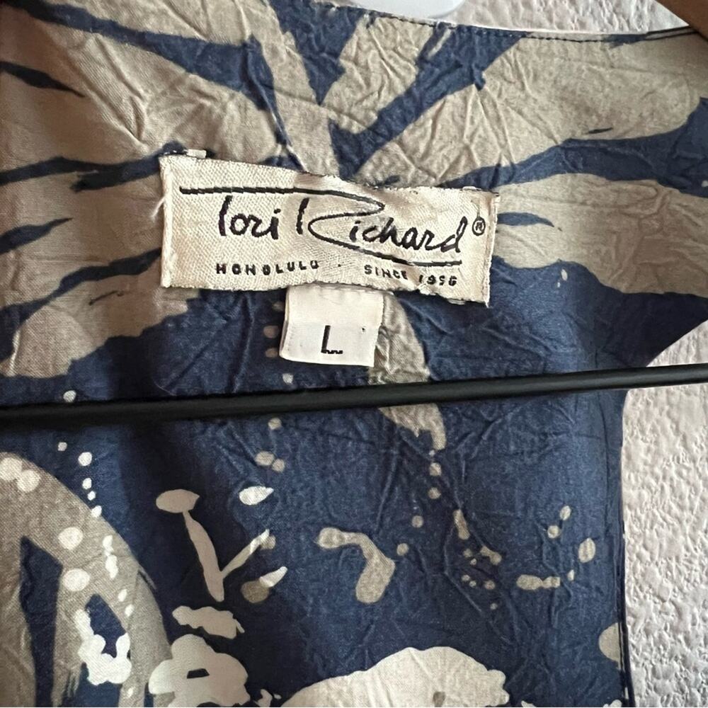 Tori Richard Vintage Aloha Hawaii Hawaiian Maxi Dress Tropical Large - Picture 4 of 8